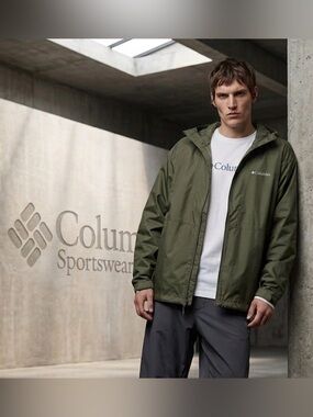 New authentic Columbia men’s designer sports wear windbreaker jacket